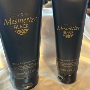 Avon “Mesmerize For Him”Hair & BodyWash 6.7oz & AfterShave Conditioner 3.4 oz